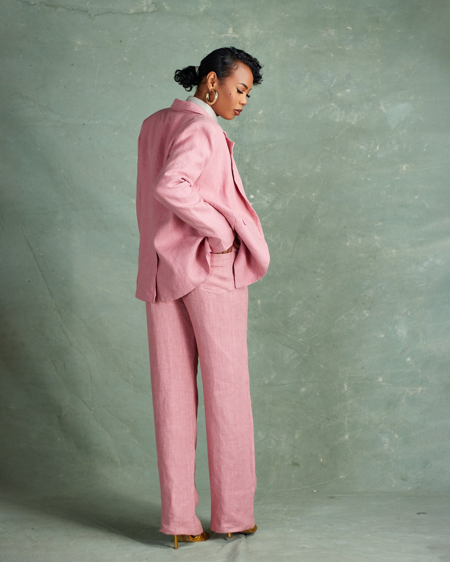 The Pink Suit Pants